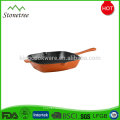 Rectangular enamel cast iron cookware